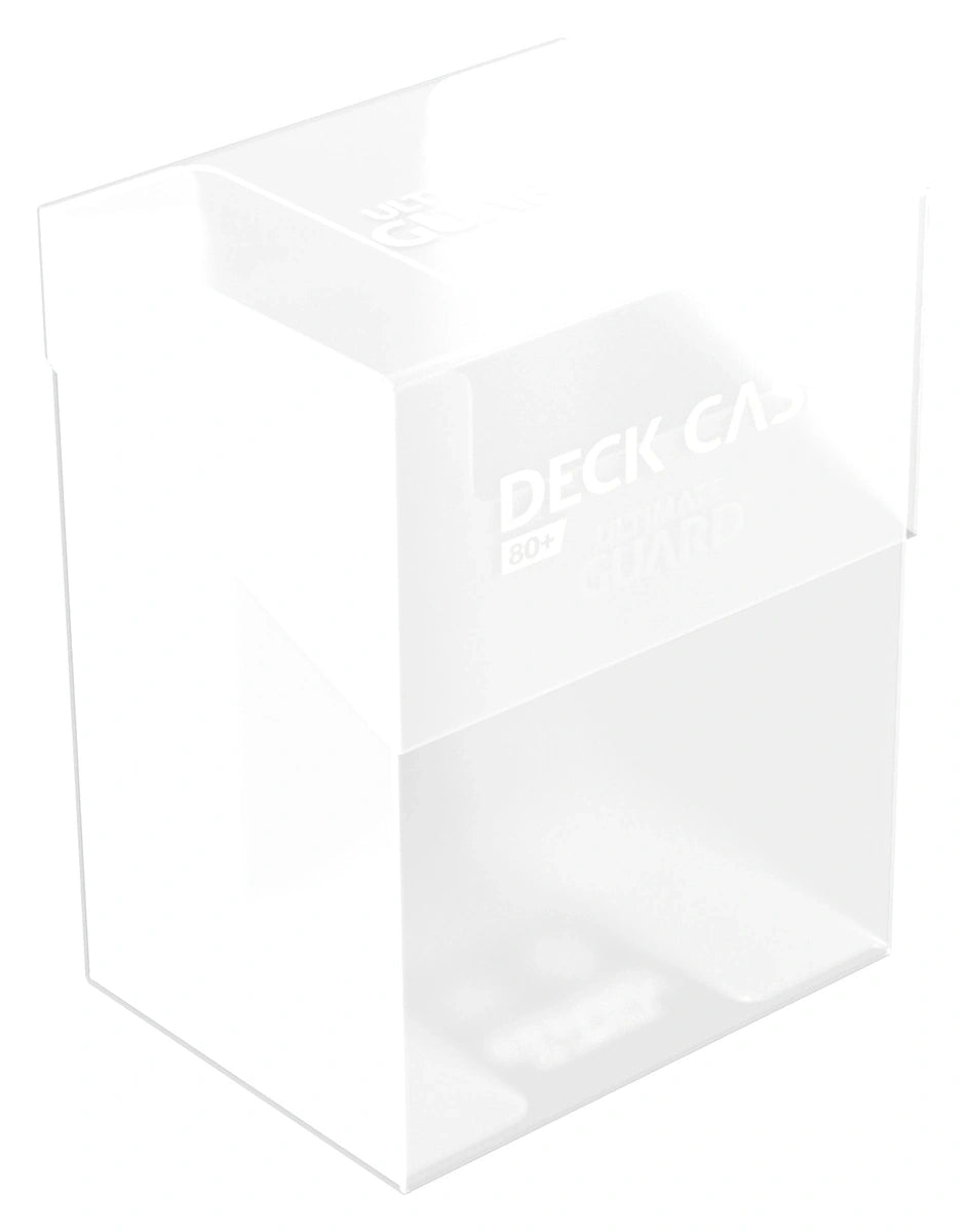 【ULTIMATE GUARD】Deck Case 80+ - Transparent※配送方法はゆうパックをご選択ください