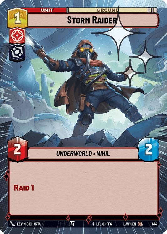 【LAW674/EN】Storm Raider (Hyperspace/Foil)