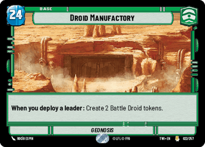 【傷あり特価】【TWI022/EN】Droid Manufactory