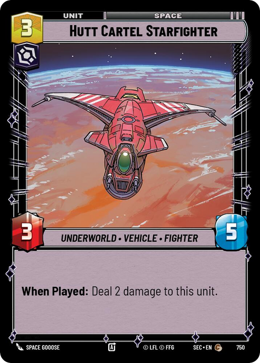 【SEC0750/EN】Hutt Cartel Starfighter (Foil)
