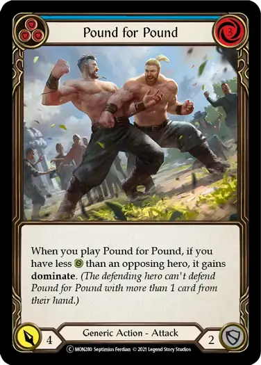 【U-MON280/EN/RF】Pound for Pound[Blue]