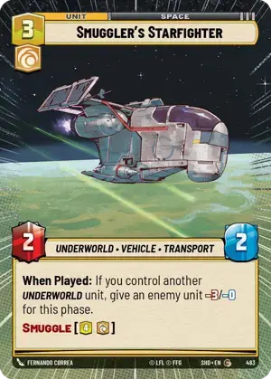 【SHD483/EN】Smuggler’s Starfighter (HYPERSPACE)