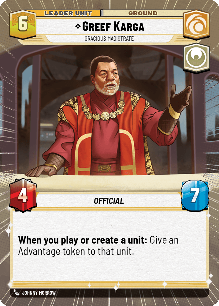 【ASH281/EN】Greef Karga - Gracious Magistrate (Hyperspace)