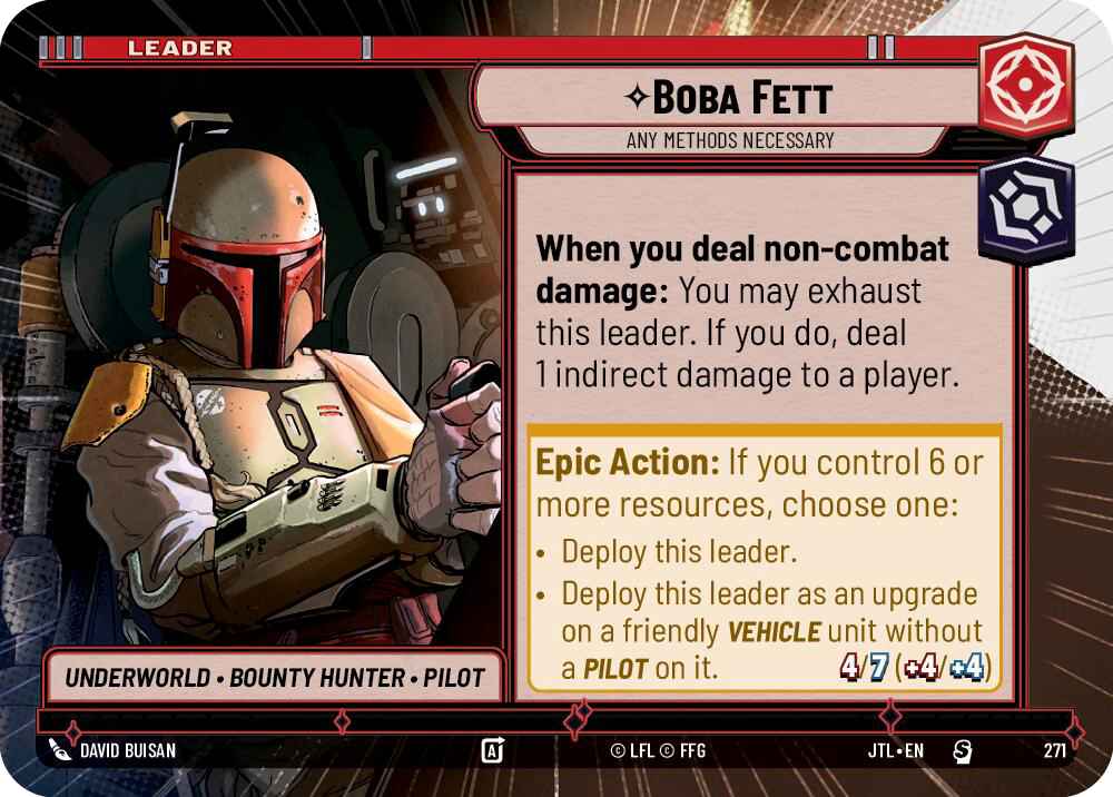 【JTL271/EN】Boba Fett - Any Methods Necessary