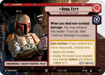 【JTL271/EN】Boba Fett - Any Methods Necessary