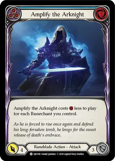 【U-ARC096/EN】Amplify the Arknight[Blue]