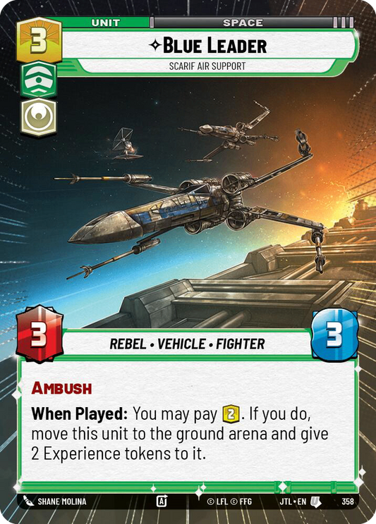 【JTL830/EN】Blue Leader - Scarif Air Support (HYPERSPACE/FOIL)