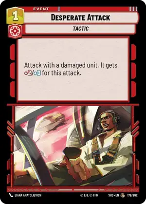 【SHD179/EN】Desperate Attack (FOIL)