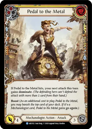 【U-ARC012/EN】Pedal to the Metal[Yellows]