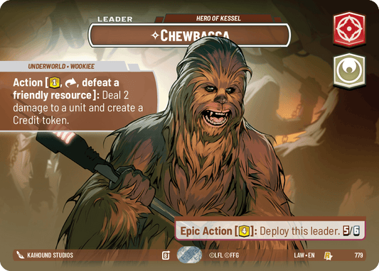 【LAW779/EN】Chewbacca - Hero of Kessel(Showcase)