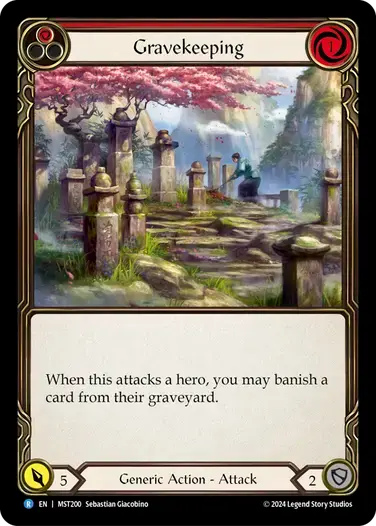 【MST200/EN】Gravekeeping/墓守り[Red]