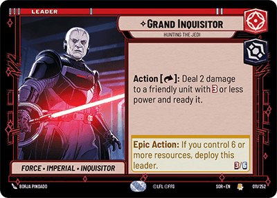 【SOR011/EN】Grand Inquisitor - Hunting the Jedi