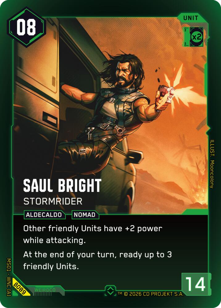【WNCBβ089/EN】Saul Bright: Stormrider