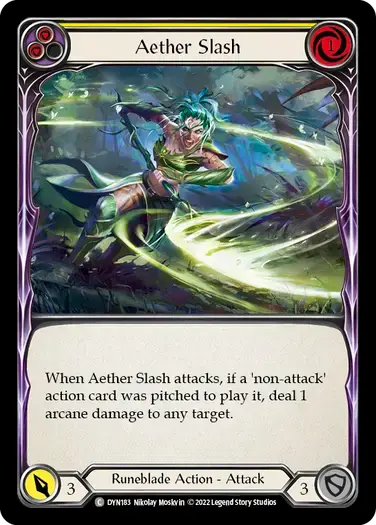 【DYN183/EN/RF】Aether Slash[Yellow]