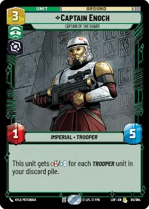 【LOF585/EN】Captain Enoch - Captain of the Guard(Foil)