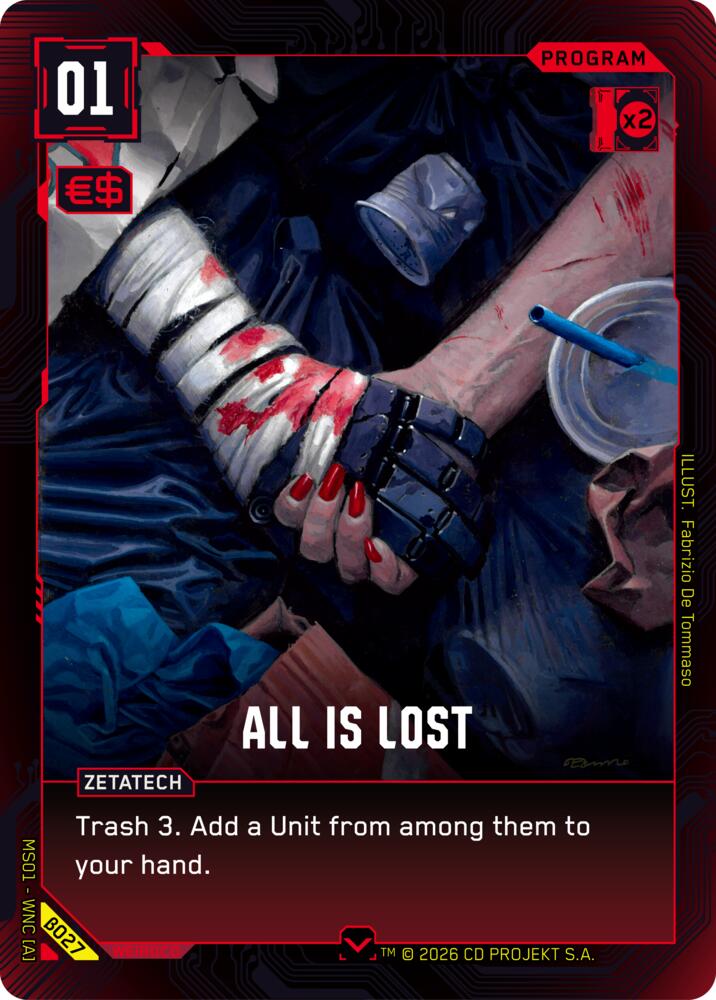 【WNCBβ027/EN】All is Lost