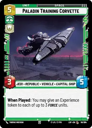 【LOF099/EN】Paladin Training Corvette