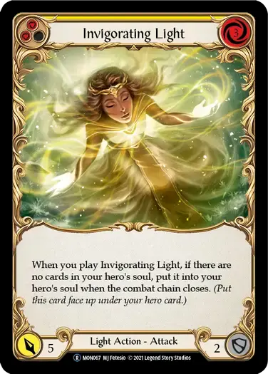 【U-MON067/EN】Invigorating Light[Yellow]