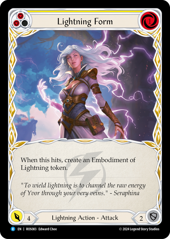 【ROS083/EN】Lightning Form/稲妻の表象[Yellow]