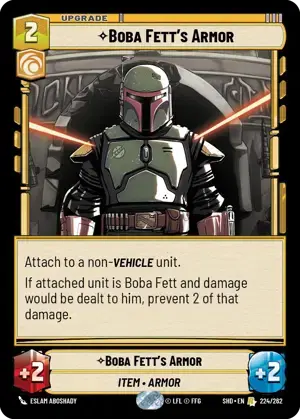 【SHD224/EN】Boba Fett’s Armor (FOIL)