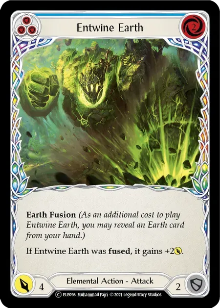 【U-ELE096/EN/RF】Entwine Earth[Blue]