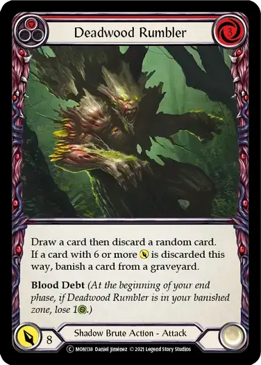 【U-MON138/EN】Deadwood Rumbler[Red]