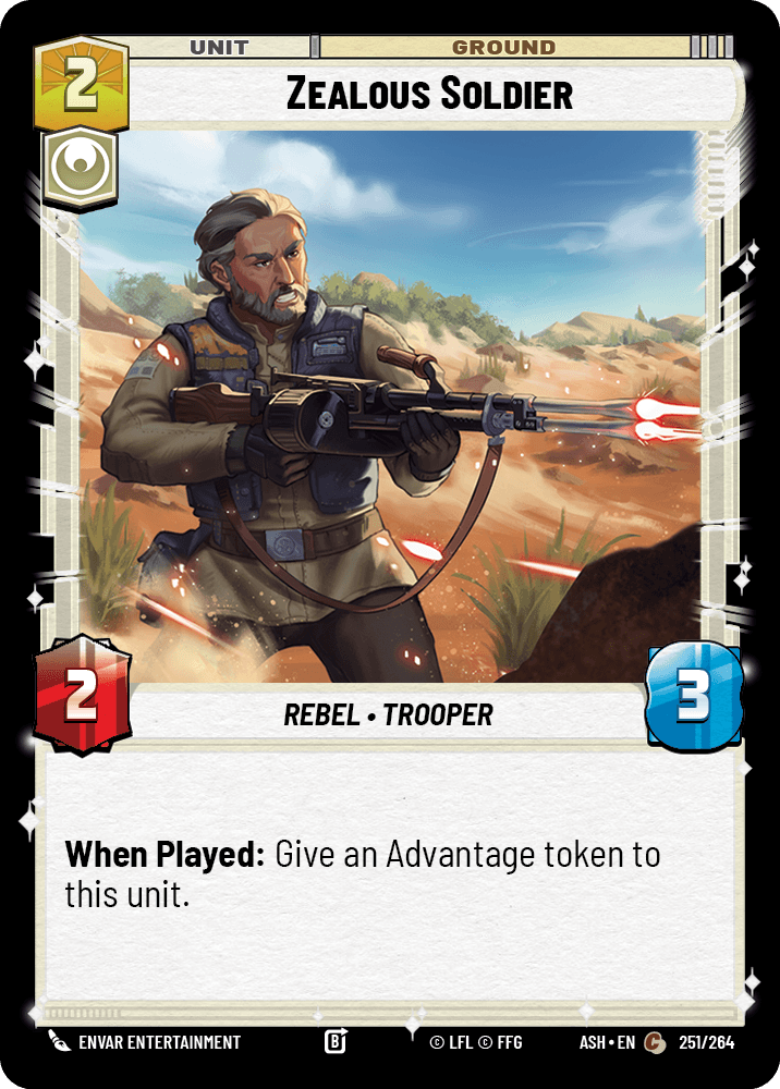 【ASH251/EN】Zealous Soldier