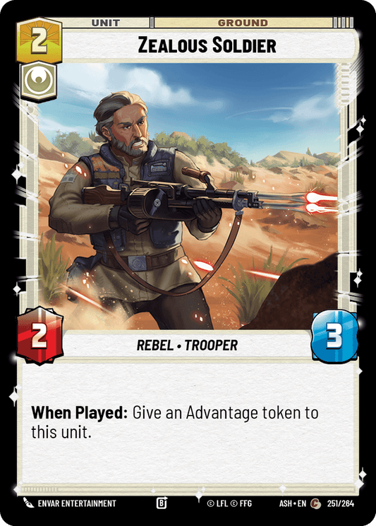 【ASH251/EN】Zealous Soldier
