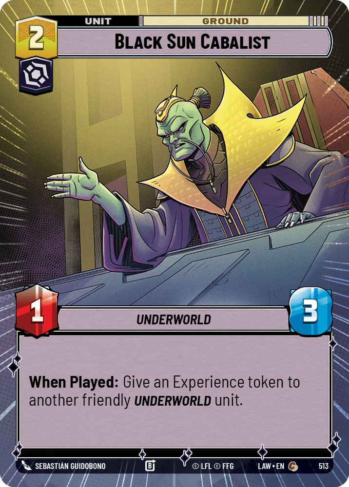 【LAW513/EN】Black Sun Cabalist (Hyperspace)