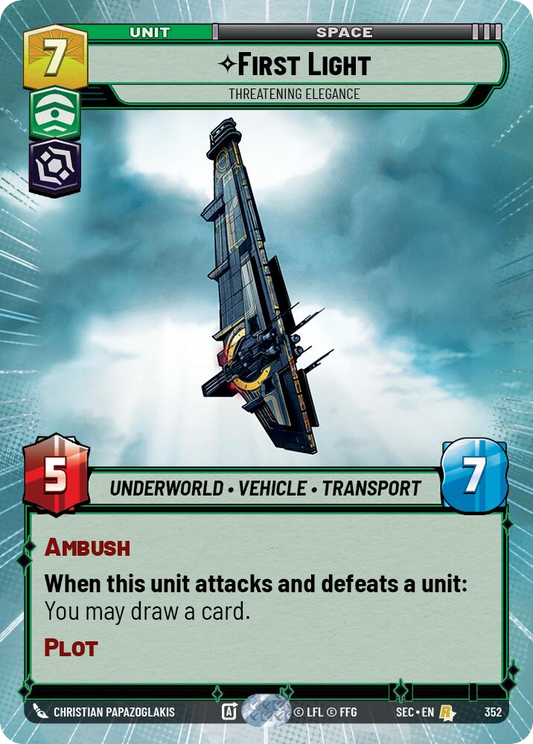 【SEC0352/EN】First Light - Threatening Elegance (Hyperspace)