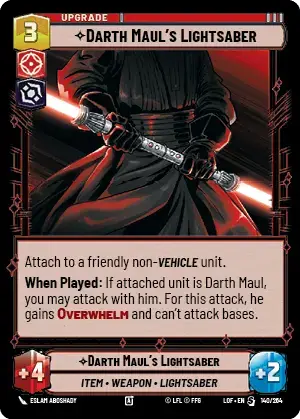 【LOF642/EN】Darth Maul's Lightsaber(Foil)