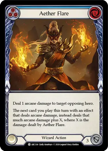 【U-ARC134/EN】[RF] Aether Flare[Blue]