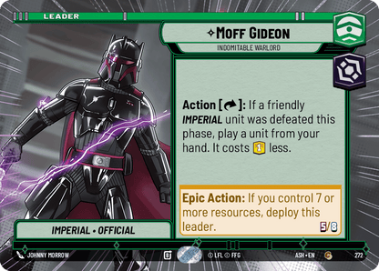 【ASH272/EN】Moff Gideon - Indomitable Warlord (Hyperspace)