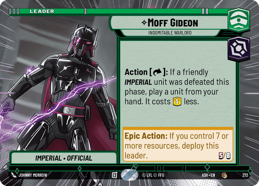 【ASH272/EN】Moff Gideon - Indomitable Warlord (Hyperspace)
