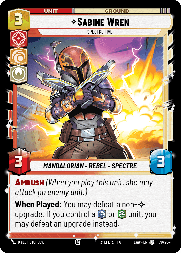 【LAW078/EN】Sabine Wren - Spectre Five