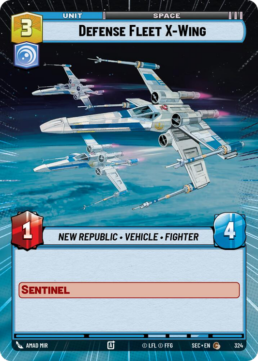 【SEC0324/EN】Defense Fleet X-Wing (Hyperspace)