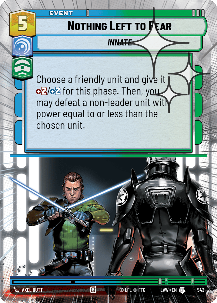 【LAW543/EN】Nothing Left to Fear (Hyperspace/Foil)
