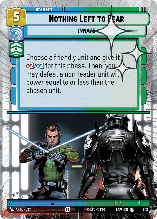 【LAW543/EN】Nothing Left to Fear (Hyperspace/Foil)