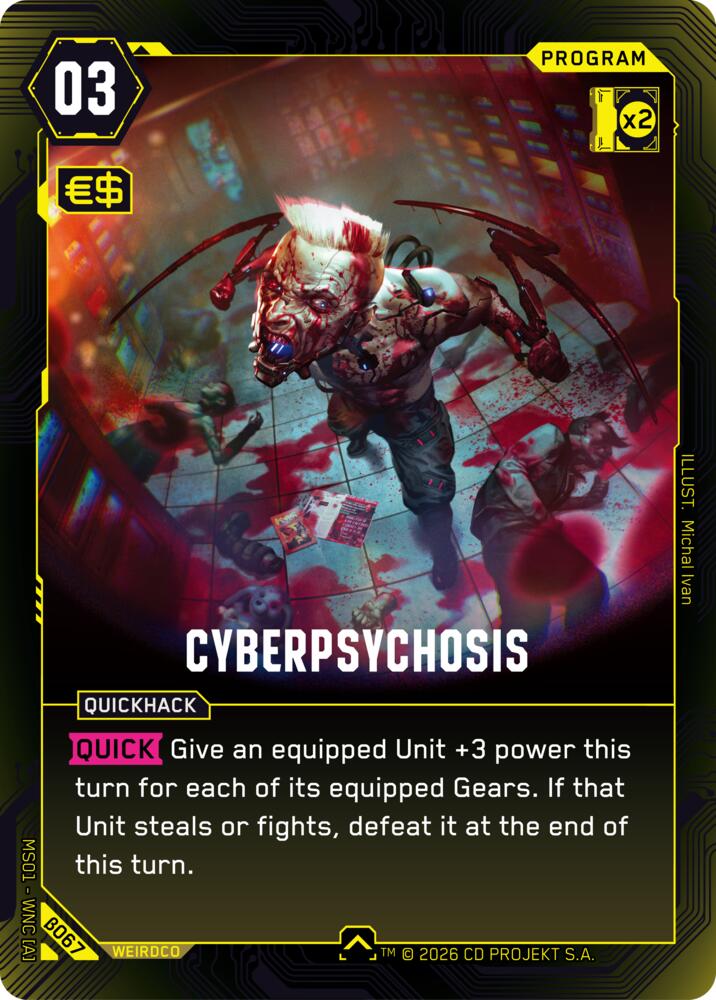 【WNCBβ067/EN】Cyberpsychosis