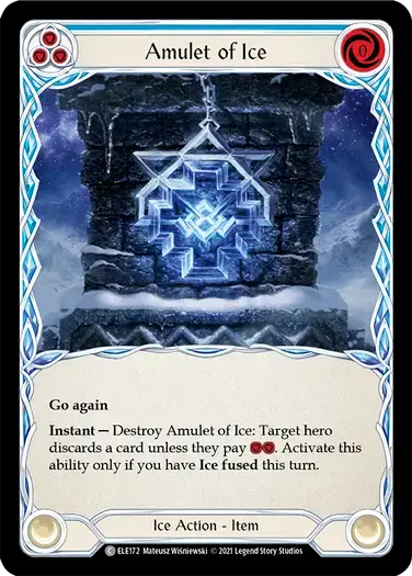 【ELE172/EN】Amulet of Ice