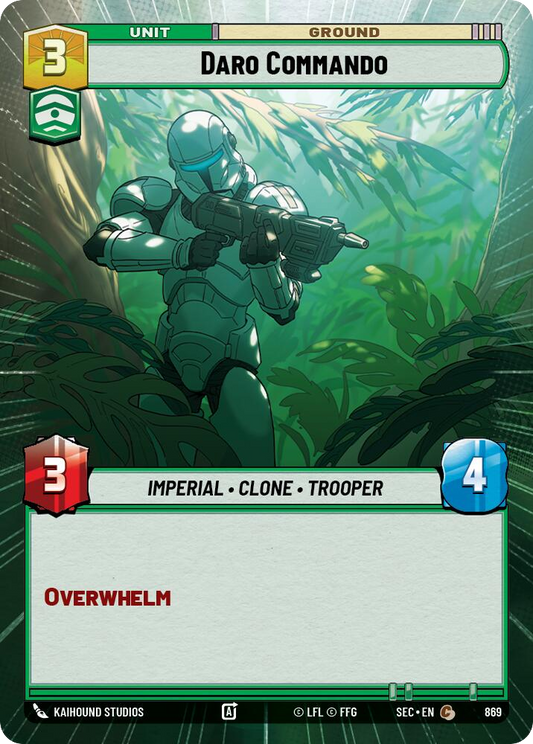 【SEC0869/EN】Daro Commando (Hyperspace/Foil)