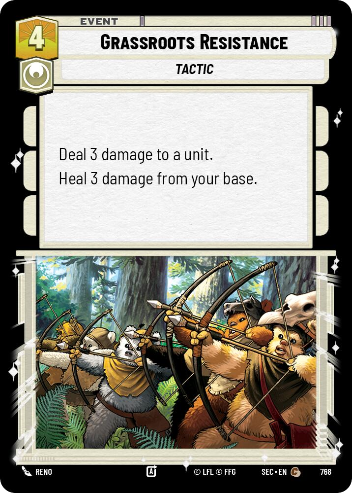 【SEC0768/EN】Grassroots Resistance (Foil)