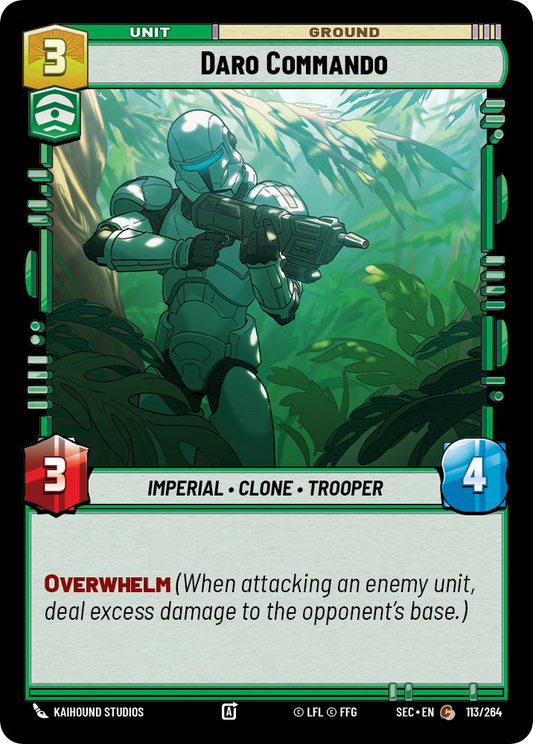 【SEC0113/EN】Daro Commando