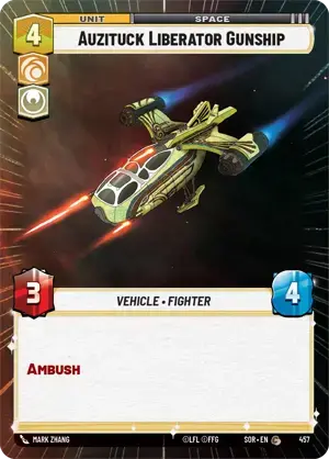 【SOR457/EN】Auzituck Liberator Gunship (HYPERSPACE)