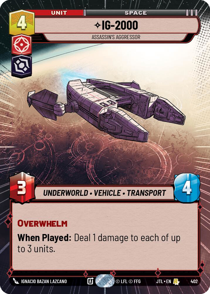 【JTL402/EN】IG-2000 - Assassin's Aggressor (Hyperspace)