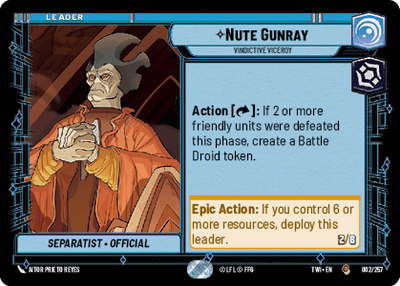 【傷あり特価】【TWI002/EN】Nute Gunray - Vindictive Viceroy
