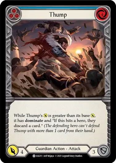 【ELE211/EN】Thump[Blue]