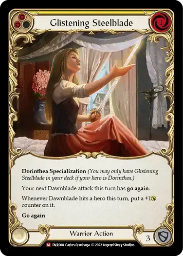 【傷あり特価】【DVR008/EN】Glistening Steelblade