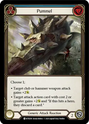【U-WTR208/EN】Pummel[Blue]
