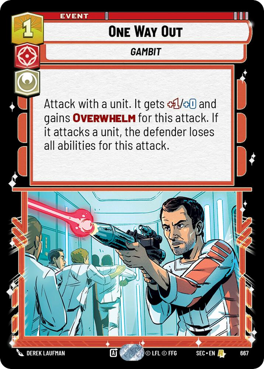 【SEC0667/EN】One Way Out (Foil)
